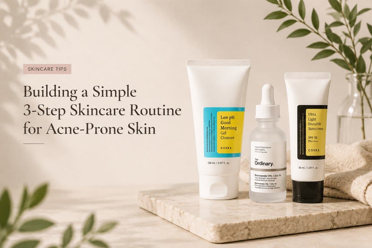 Building a Simple 3-Step Skincare Routine for Acne-Prone Skin